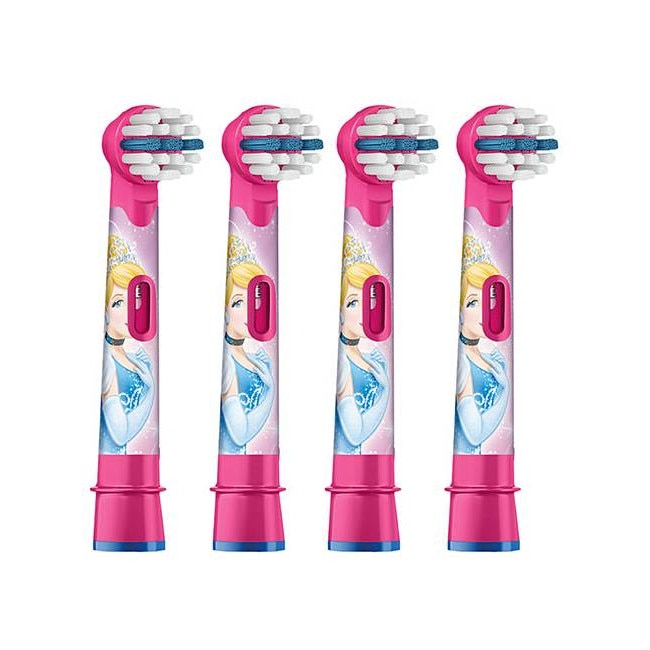 Rezerve pentru periuta de dinti electrica copii Oral-B EB10-4, 4 buc, Princess