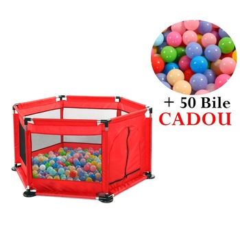 Tarc copii , 50 bile cadou, Toystory, 128 x 113 x 65 cm, rosu , interior - exterior - gradina Tarc copii , 50 bile cadou, Toystory, 128 x 113 x 65 cm, rosu , interior - exterior - gradina