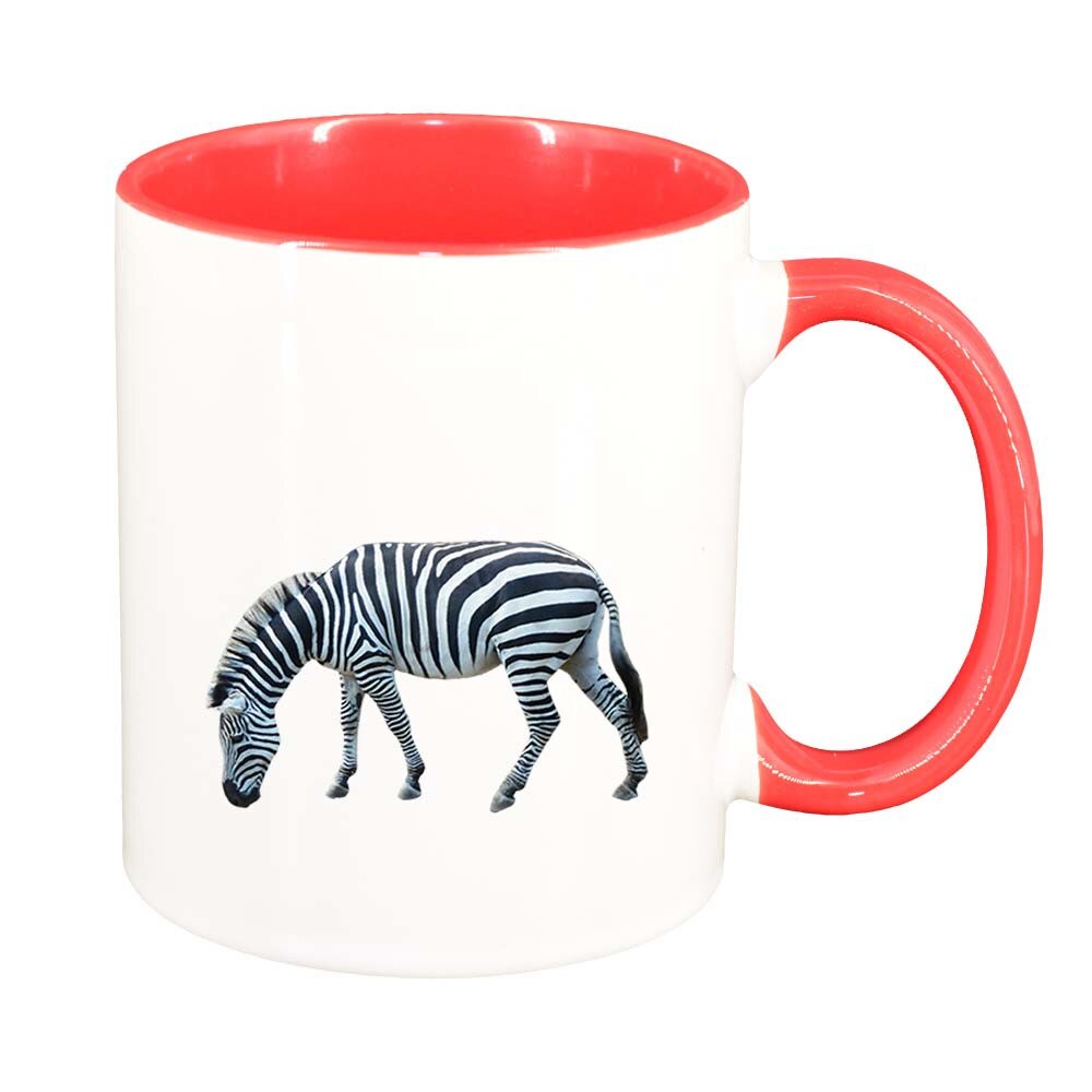 Cana Zebra, interior rosu, 330ml, D204