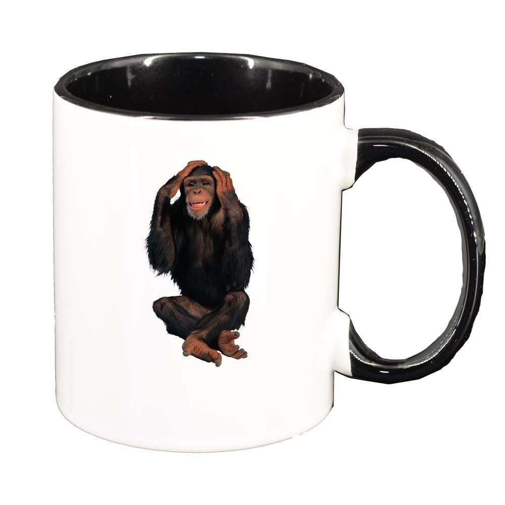 Cana Maimuta, interior negru, 330ml, D203