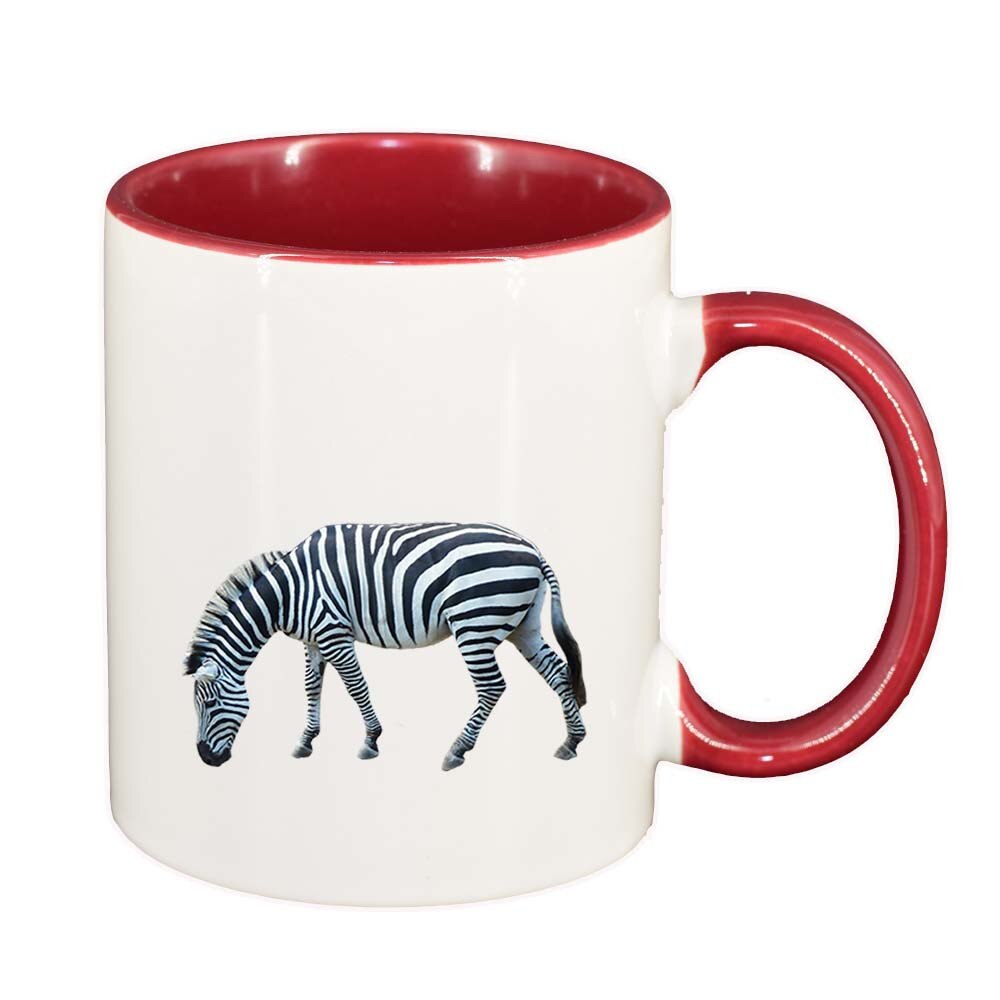 Cana Zebra, interior rosu, 330ml, D204