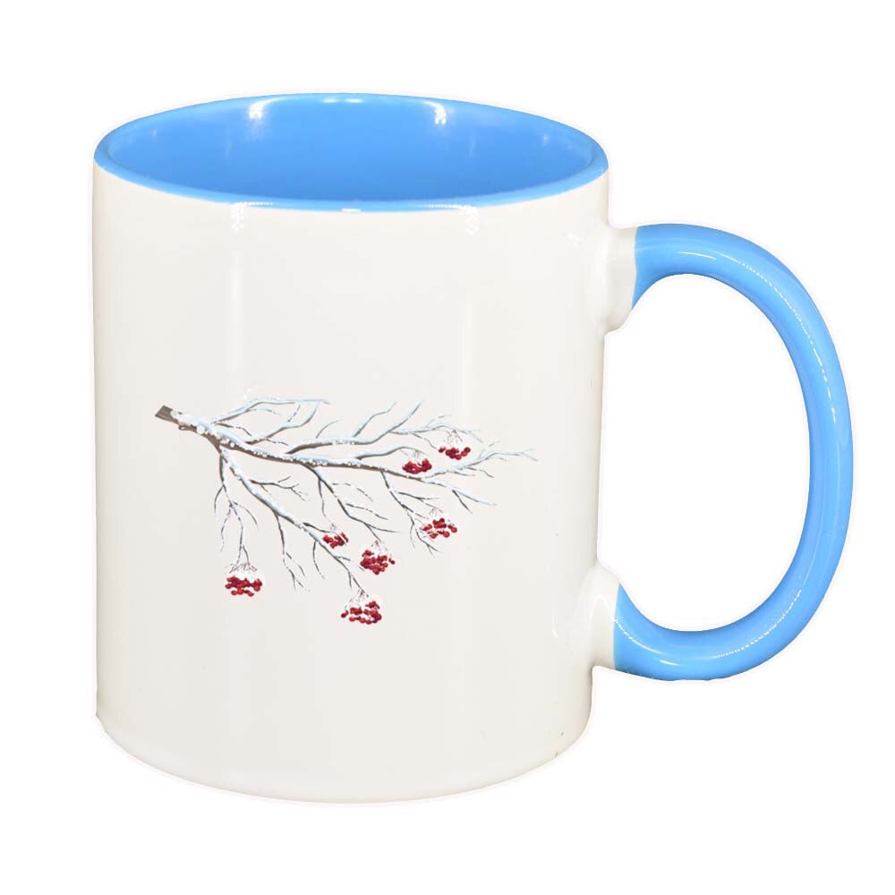 Cana Iarna, interior albastru, 330ml, D212