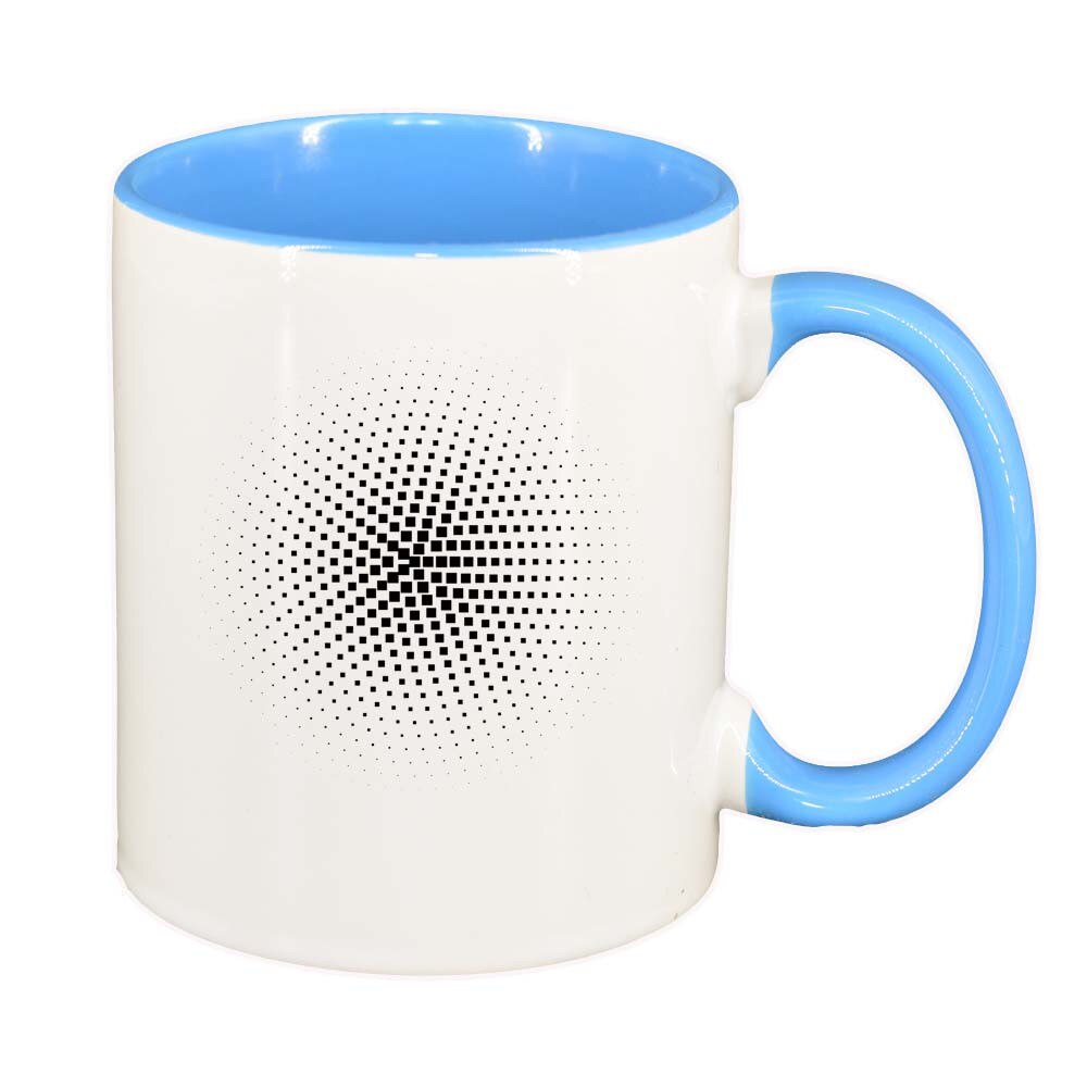 Cana Forme, interior albastru, 330ml, D210