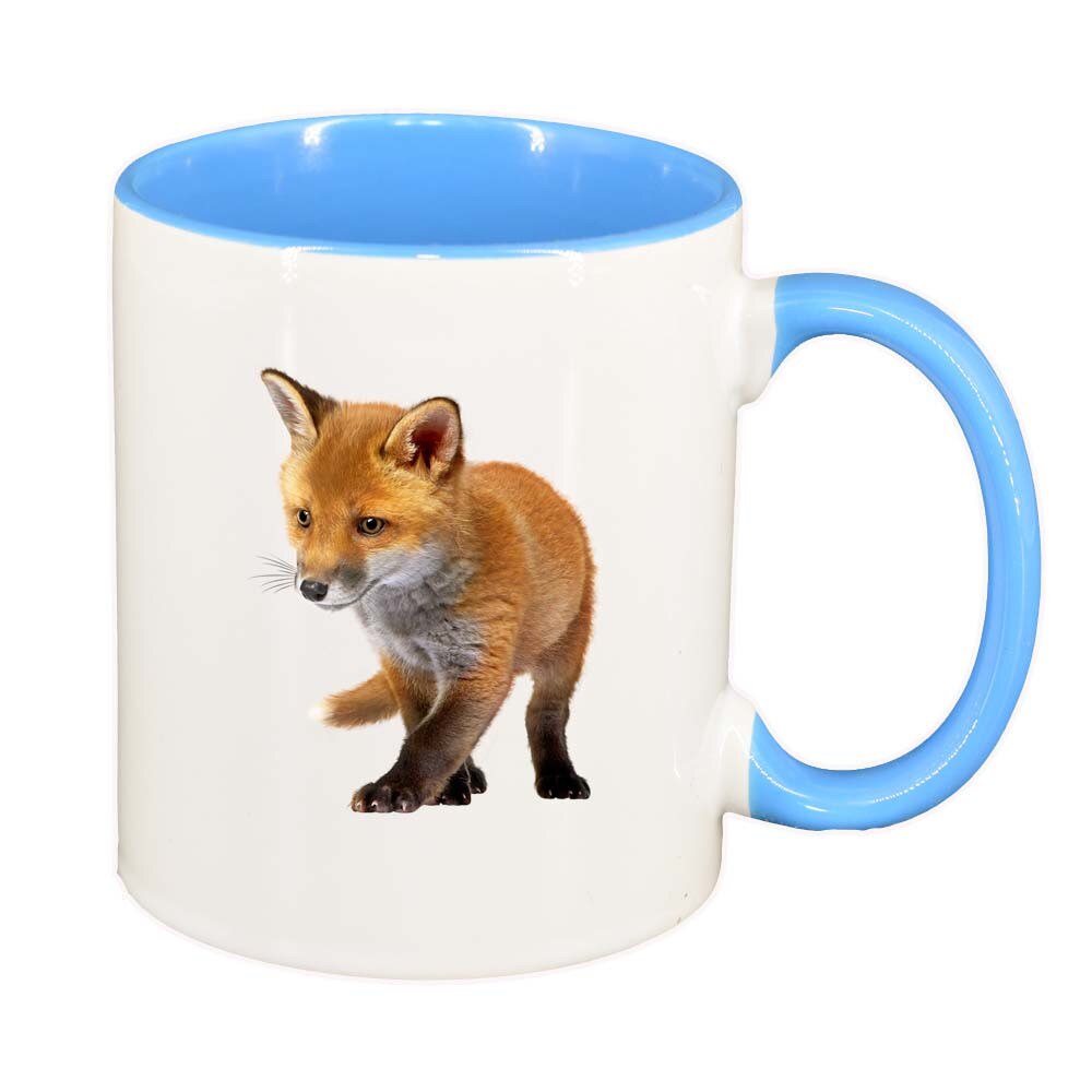 Cana Vulpe, interior albastru, 330ml, D207