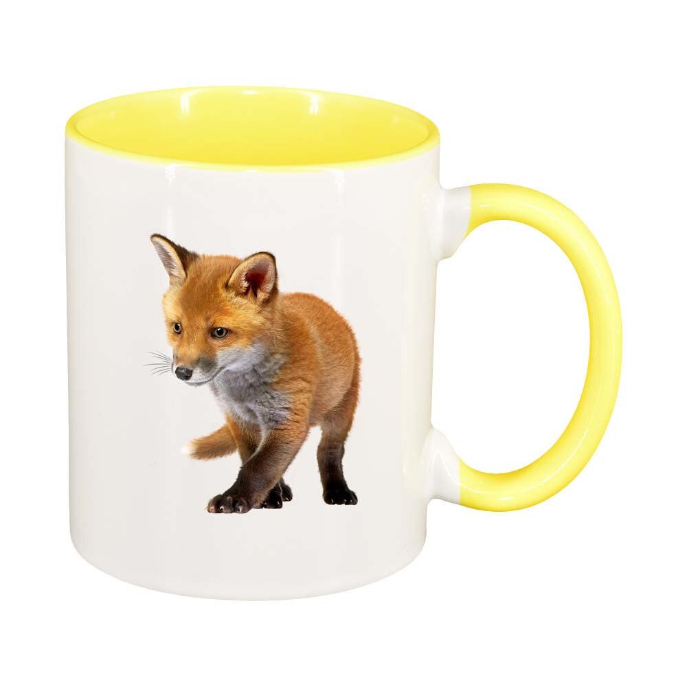 Cana Vulpe, interior galben, 330ml, D207