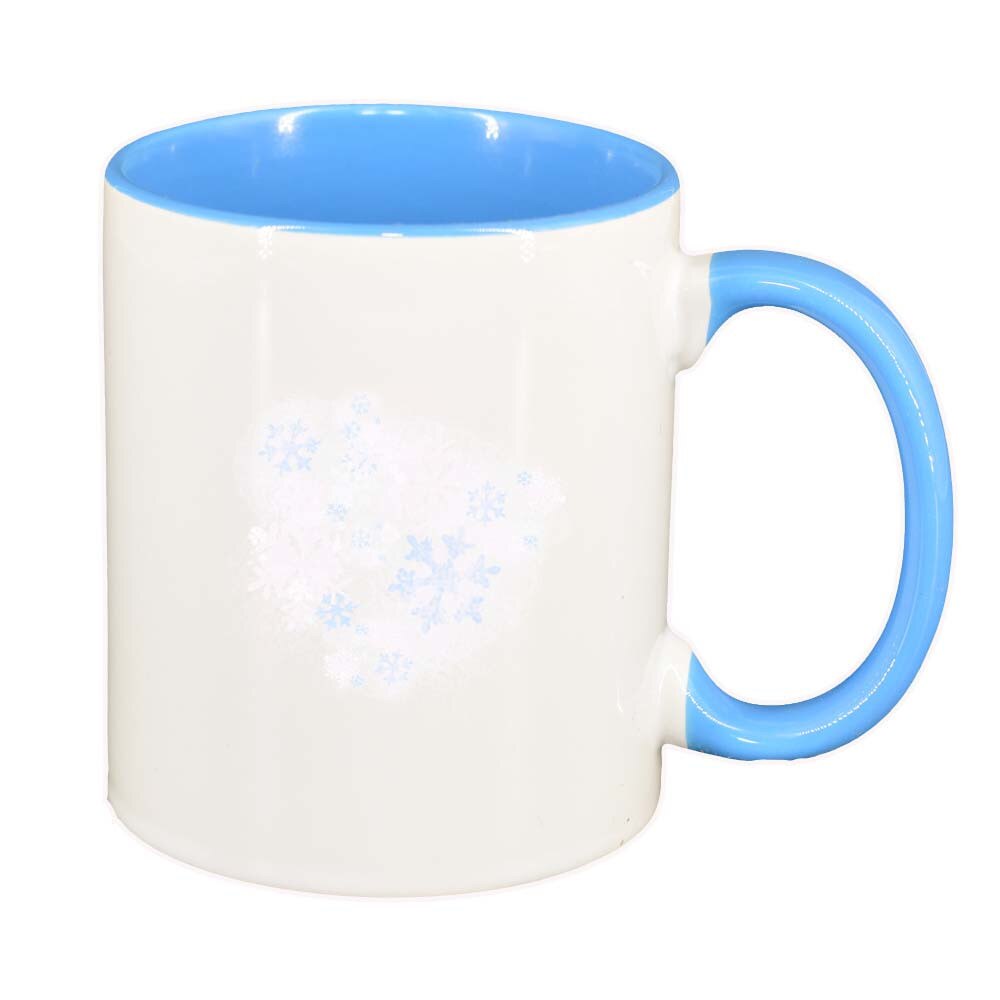 Cana Fulgi de zapada, interior albastru, 330ml, D211