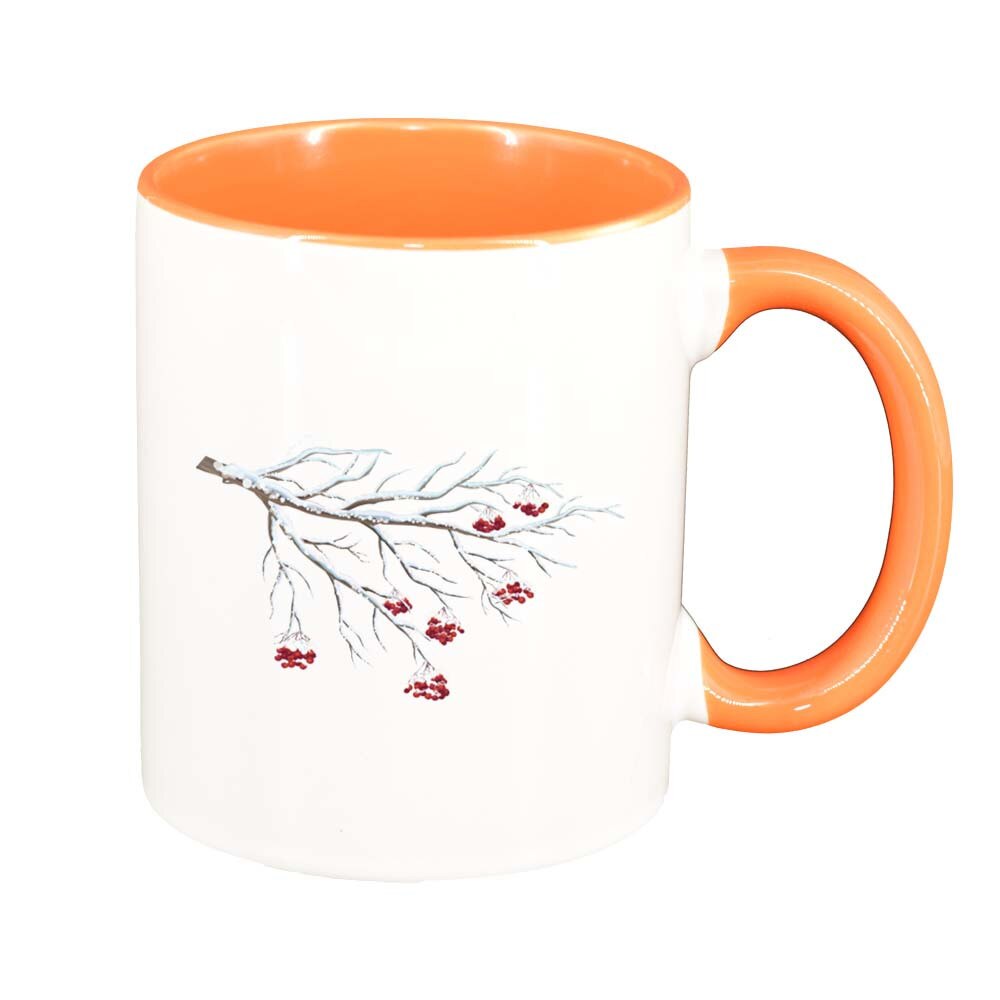 Cana Iarna, interior portocaliu, 330ml, D212