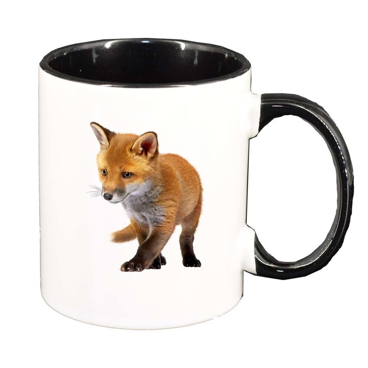 Cana Vulpe, interior negru, 330ml, D207