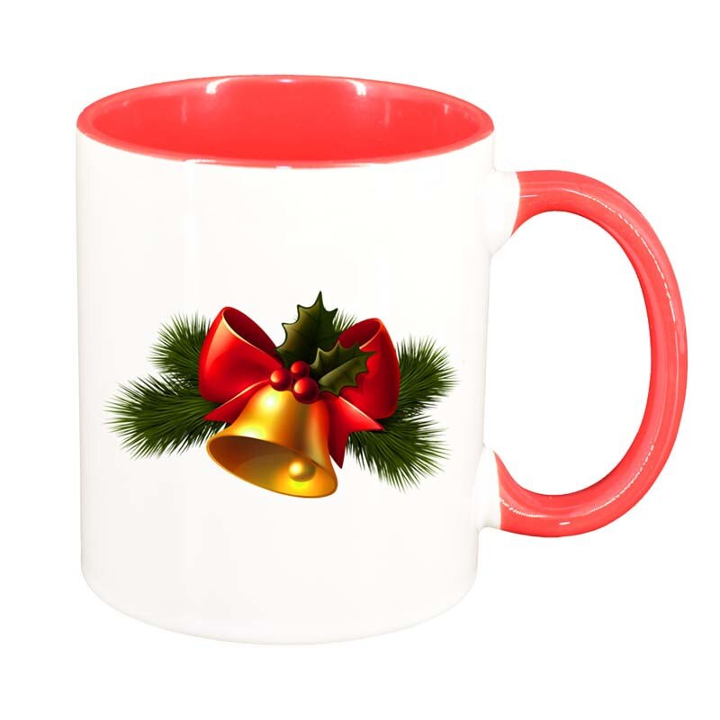 Cana Craciun, interior rosu, 330ml, D169