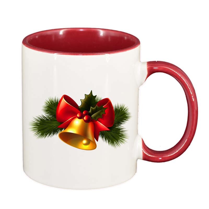 Cana Craciun, interior rosu, 330ml, D169