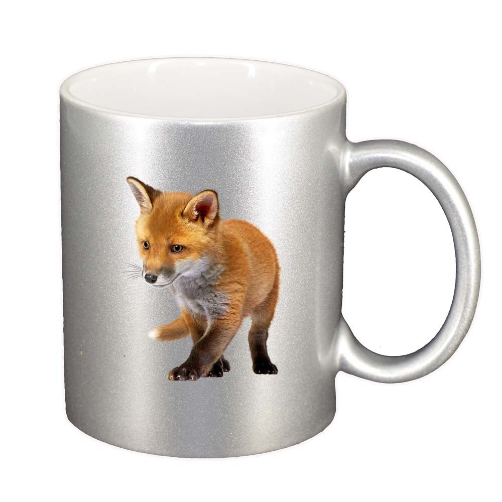 Cana Vulpe, argintiu sidefata, 330ml, D207