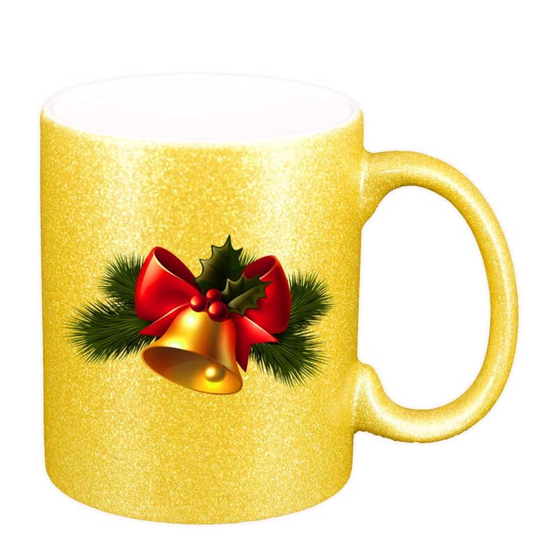 Cana Craciun, auriu sidefata glitter, 330ml, D169