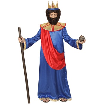 Costum mag regele Gaspar Nativity 120 cm (5-6 ani) Costum mag regele Gaspar Nativity 120 cm (5-6 ani)