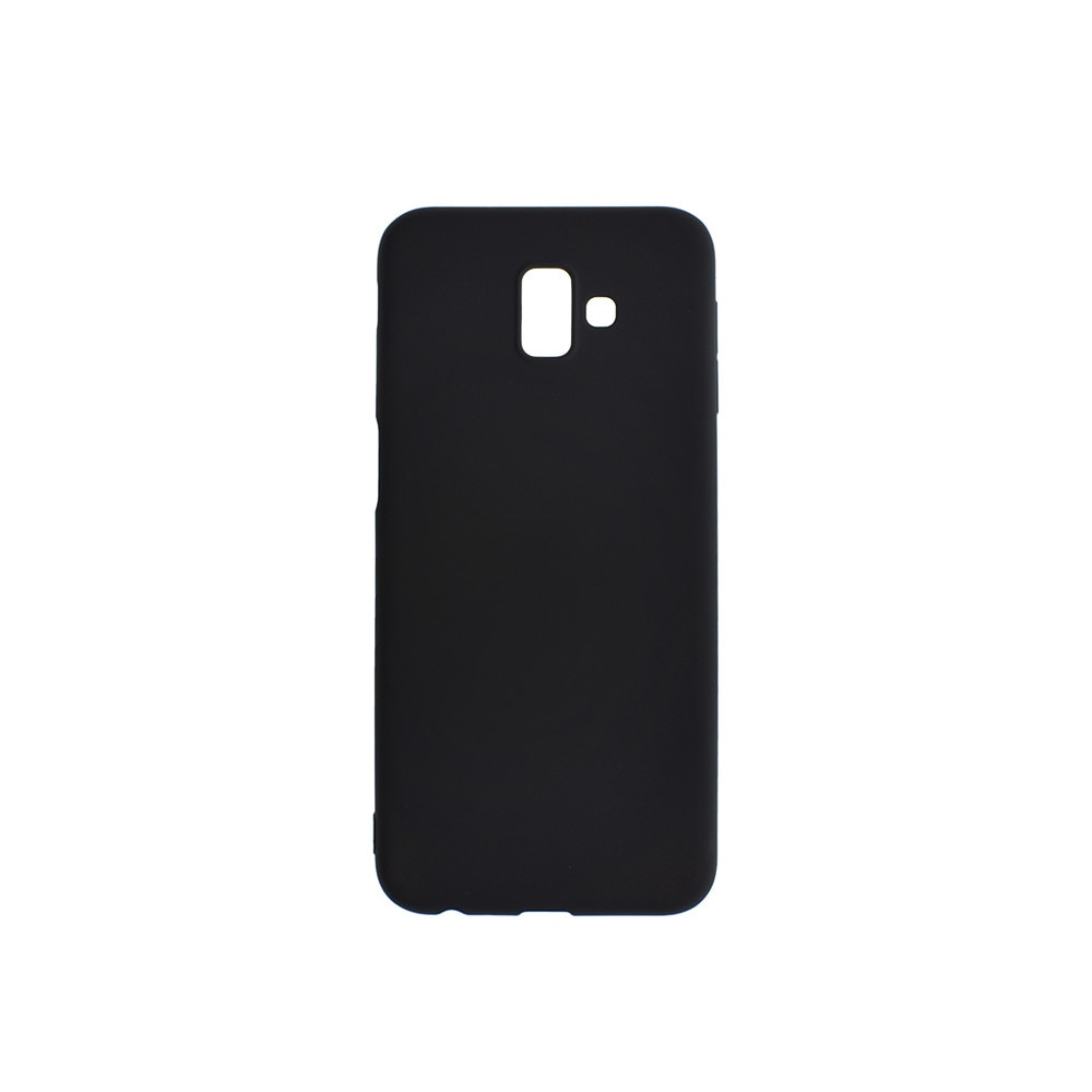 Husa de protectie spate Level pentru Samsung Galaxy J6 Plus, Silicon, Negru
