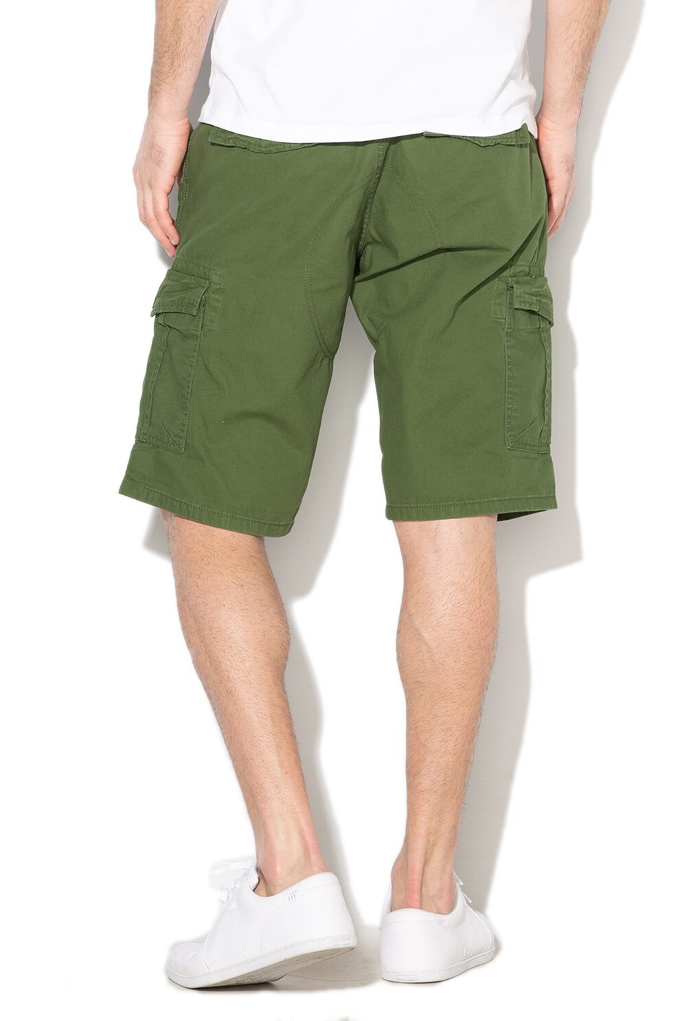 EDC by Esprit, Bermude chino relaxed fit, Verde militar, 30