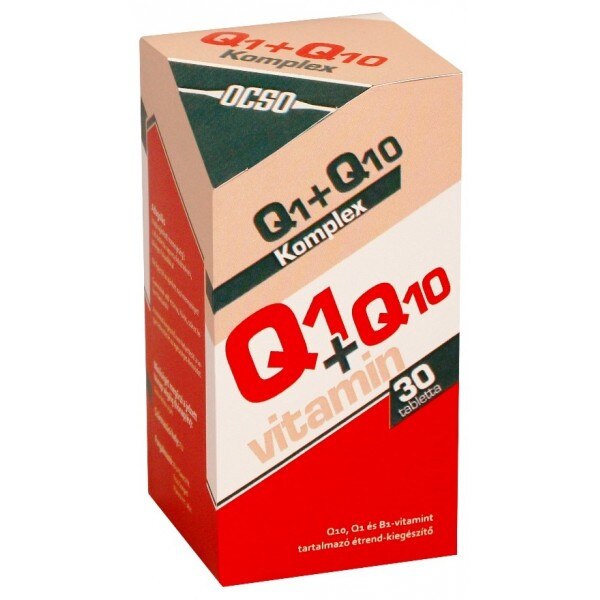 Ocso Q1 plus Q10 Vitamin Complex 30 capsule