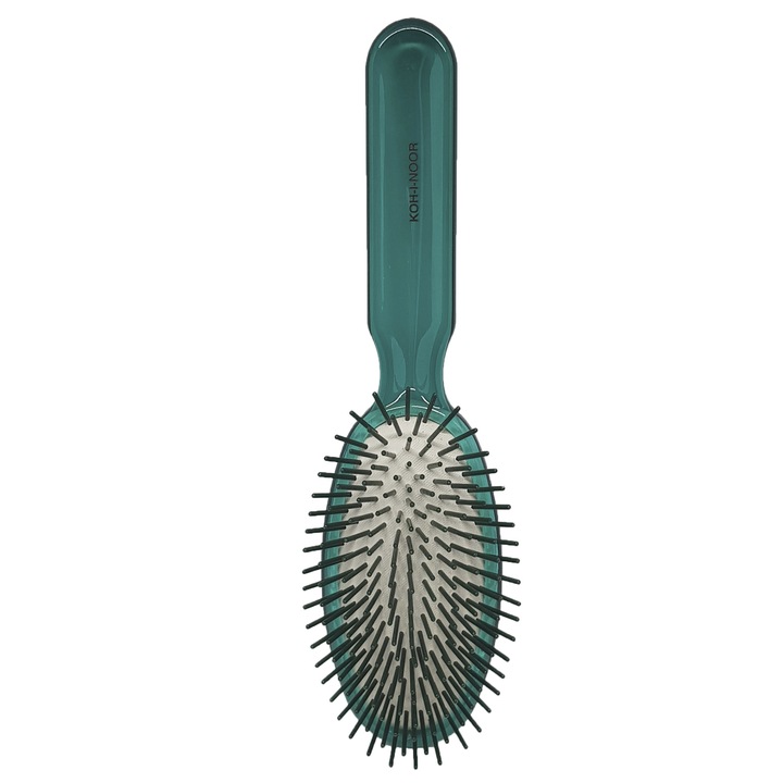 Perie pneumatica verde cu peri cilindrici din plastic, Koh-I-Noor, 7110P