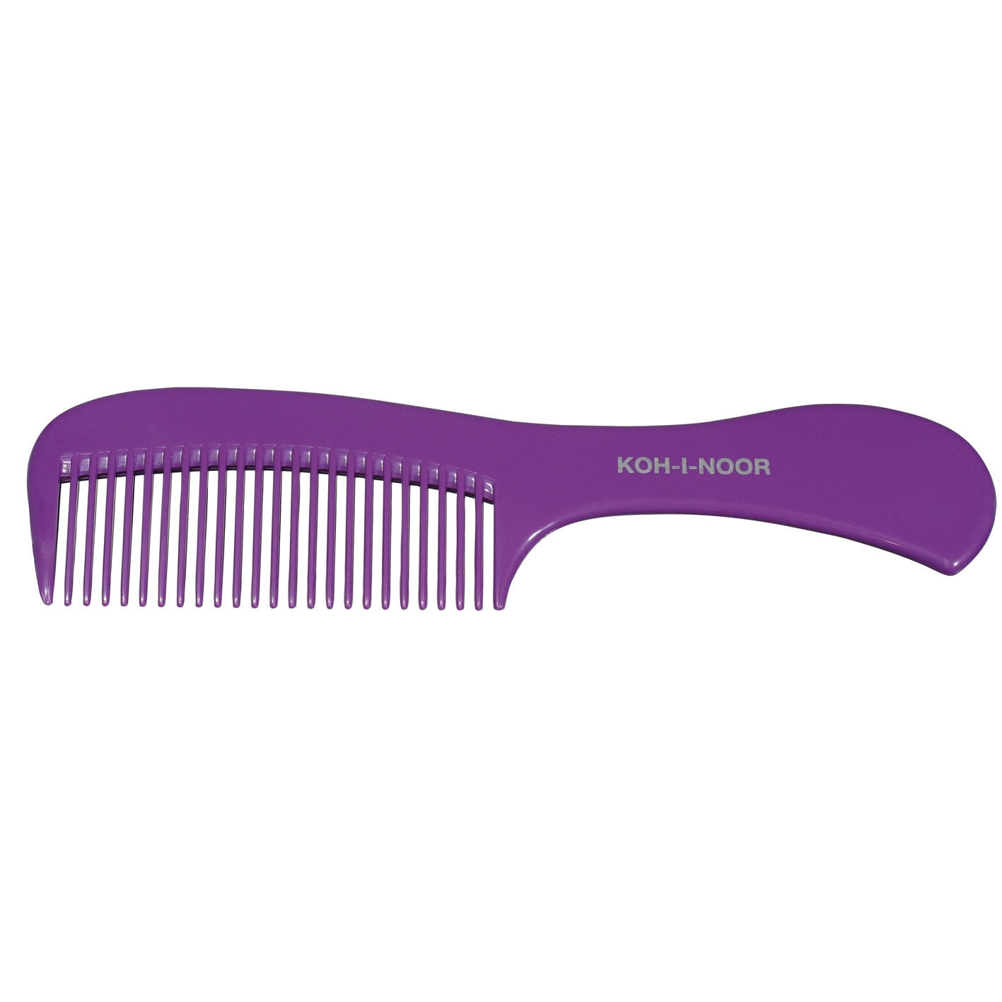Pieptene mov, cu maner si dinti rari 21,5 x 5,5 cm, Koh-I-Noor, 8138C