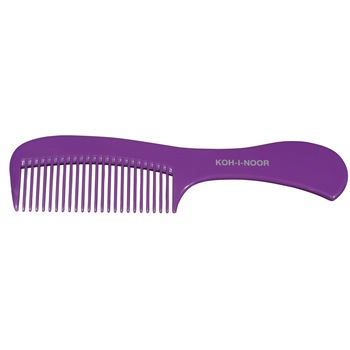 Pieptene mov, cu maner si dinti rari 21,5 x 5,5 cm, Koh-I-Noor, 8138C Pieptene mov, cu maner si dinti rari 21,5 x 5,5 cm, Koh-I-Noor, 8138C
