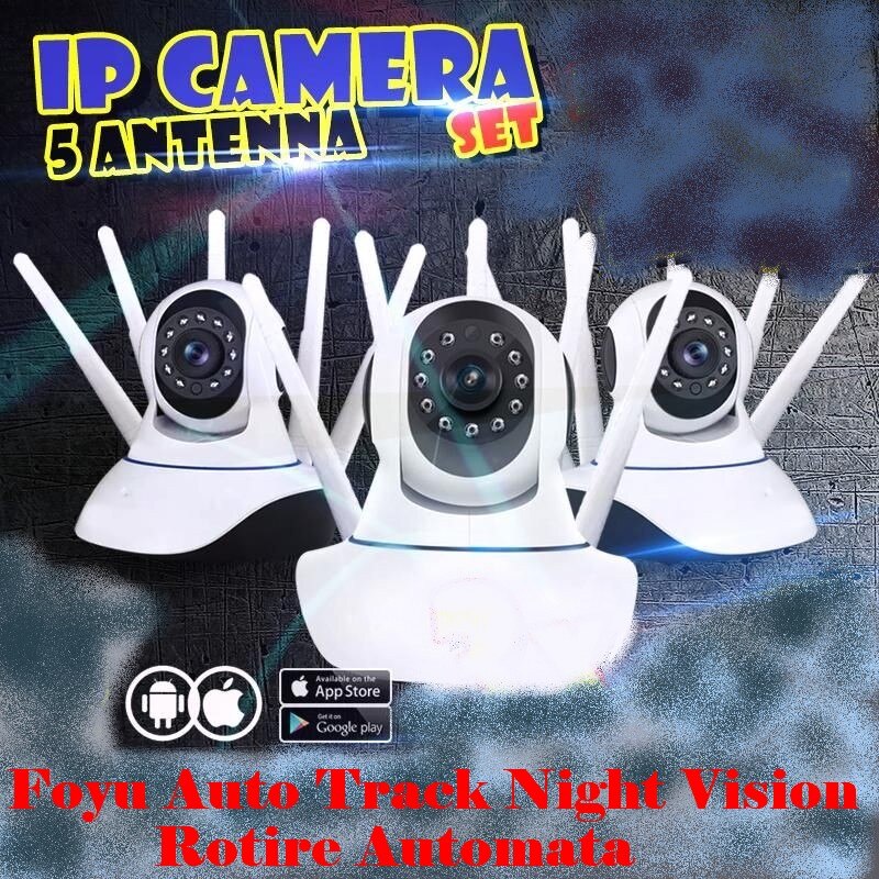 Camera De Supraveghere WIFI Foyu Auto Track Night Vision 10 Meter ...