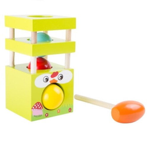 Turn din lemn Bate mingea Henne Multicolor Legler