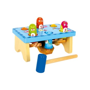 Jucarie interactiva, din lemn, Prinde papagalul, Legler, multicolor, + 1 an Jucarie interactiva, din lemn, Prinde papagalul, Legler, multicolor, + 1 an