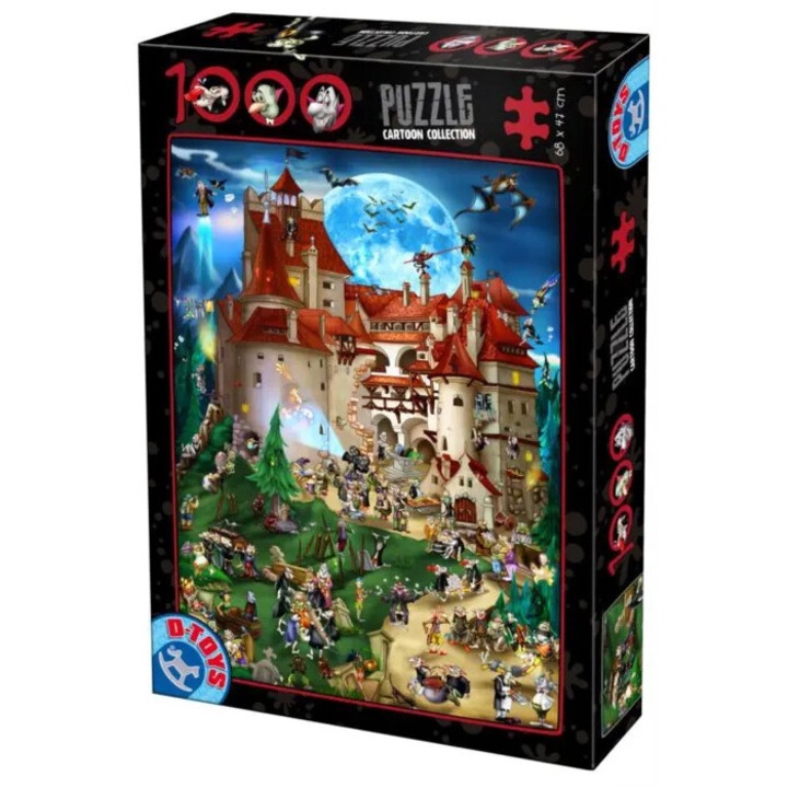 D-Toys - Puzzle Drakula kastélya - 1 000 darab