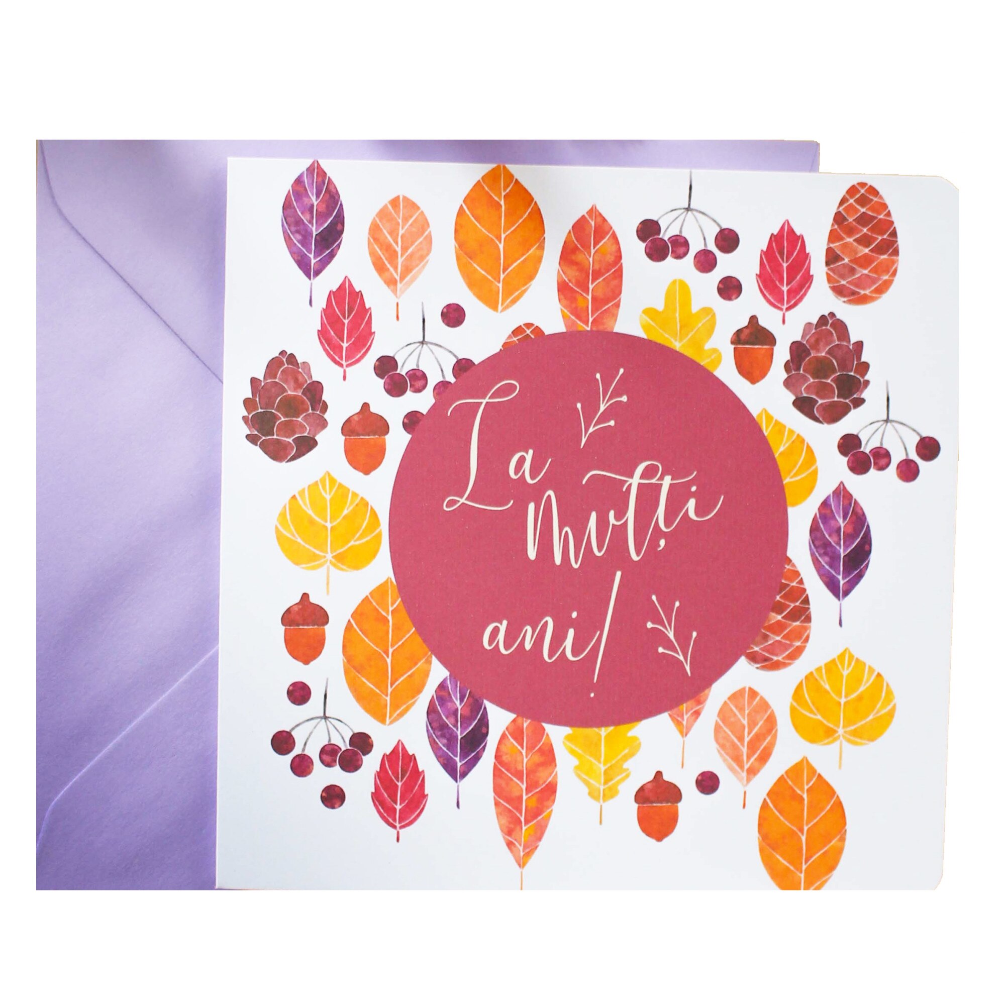 Felicitare de toamna, Genette's ideas, Frunze colorate