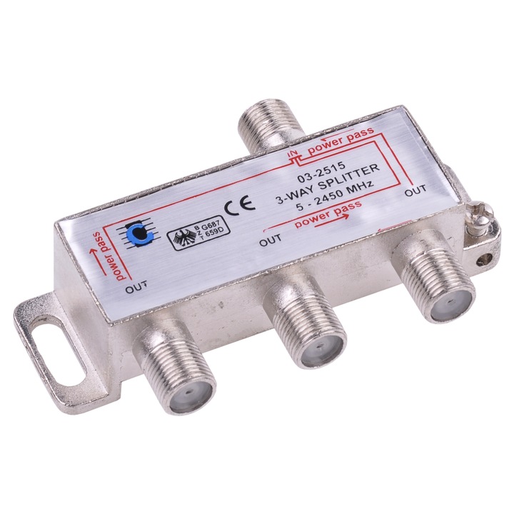 Сплитер 3 CAI Power Pass 5-2450 MHZ