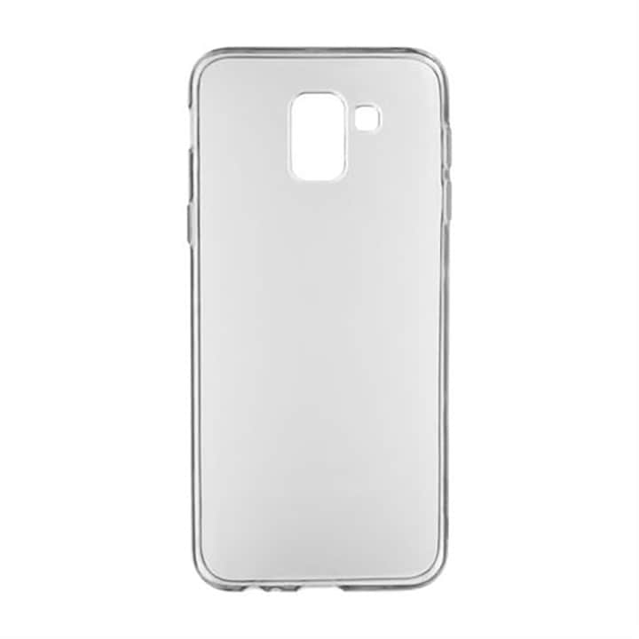 Ултра тънък силиконов кейс, EuroCELL, за Samsung Galaxy J6 Plus 2018, прозрачно бял