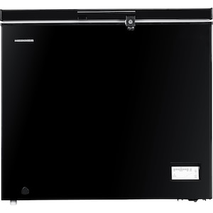 Lada frigorifica Heinner HCF-205NHBKF+, 198 l, Clasa F, Control elecronic, Iluminare LED, Waterproof Display, Negru