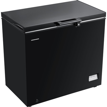 Lada frigorifica Heinner HCF-205NHBKF+, 198 l, Clasa F, Control elecronic, Iluminare LED, Waterproof Display, Negru