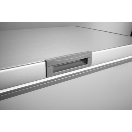 Lada frigorifica Heinner HCF-205NHSA+, 200 l, Control elecronic, Waterproof Display, Clasa A+, Silver, Winter Protection