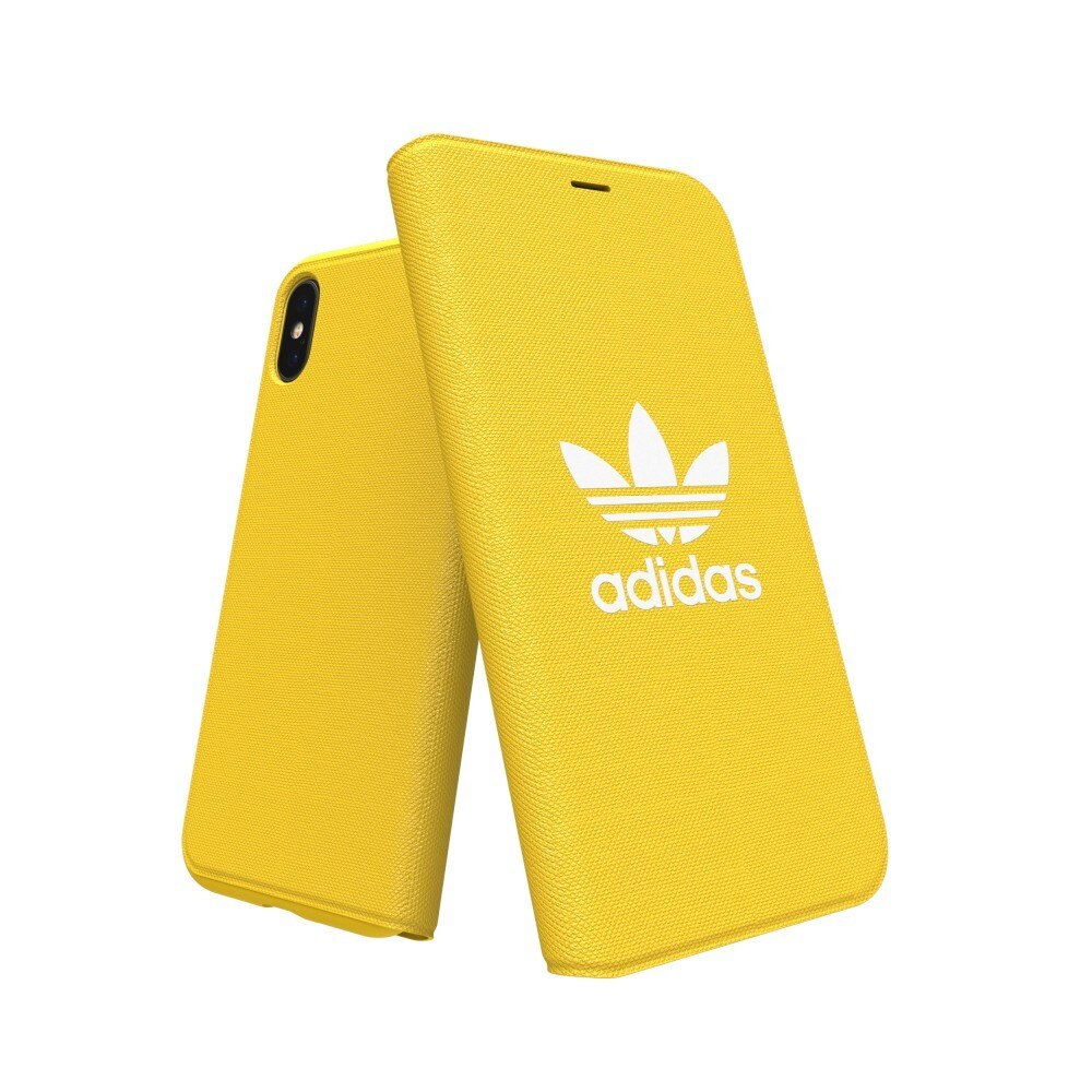 Adidas Original Adicolor Booklet iPhone X/Xs oldalra nyíló tok, sárga -  eMAG.hu