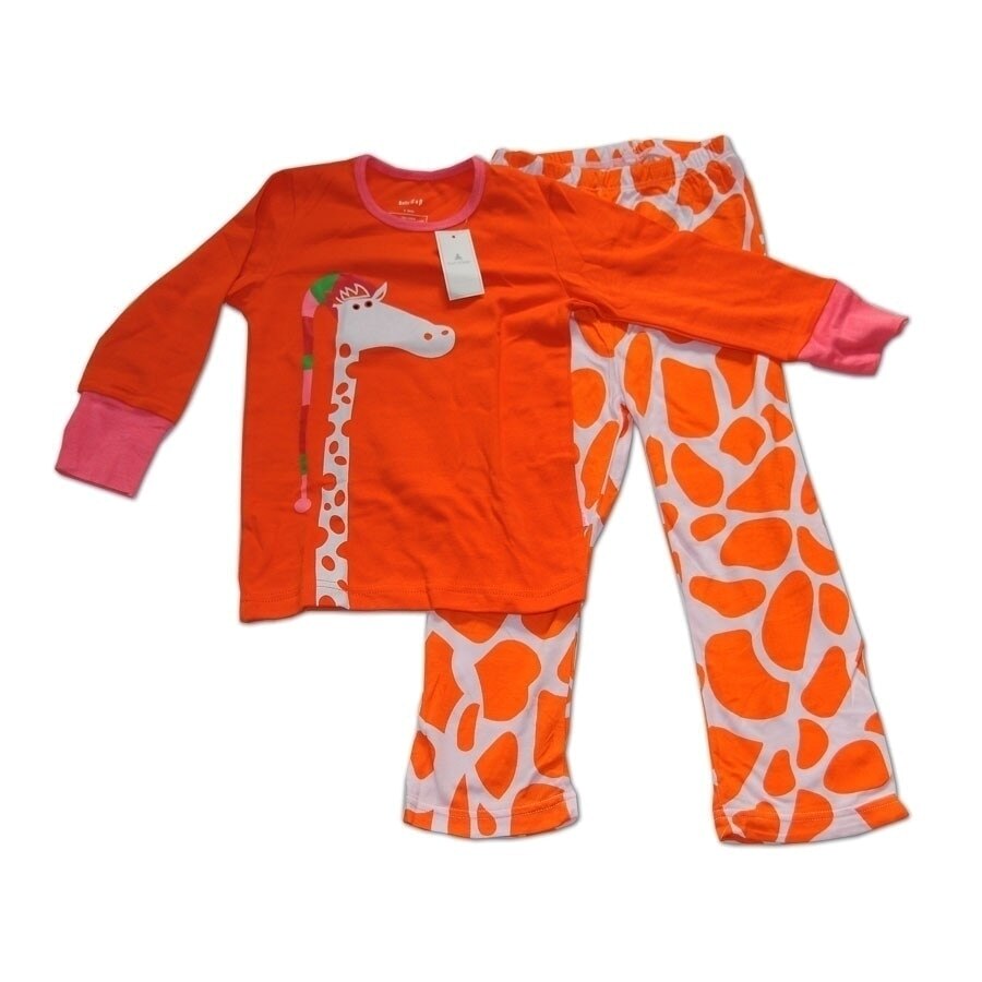Pijama, BabyGap, portocaliu, 1 an, Girafa
