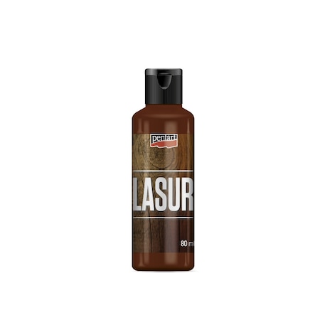 Lazura pentru lemn Pentart - castaniu, 80 ml