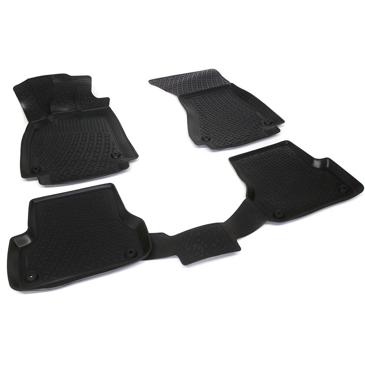 Covoare / Covorase auto cauciuc tip stil tavita Skoda Kodiaq