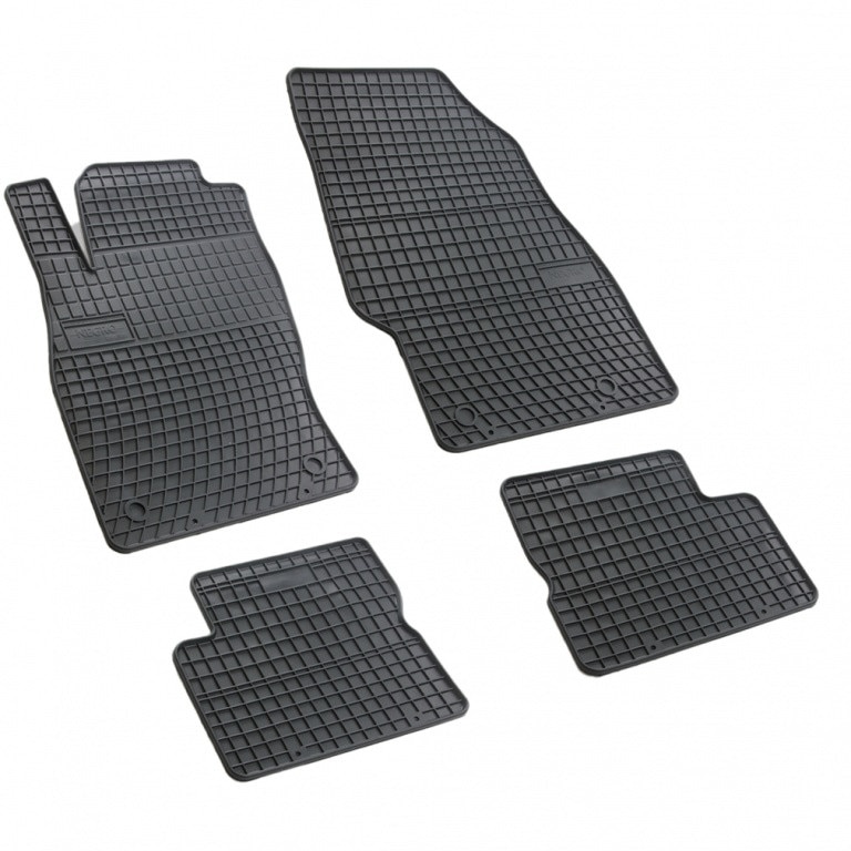 Set 4 covorase/presuri din cauciuc negru antiaderent dedicate OPEL ADAM dupa anul 2013