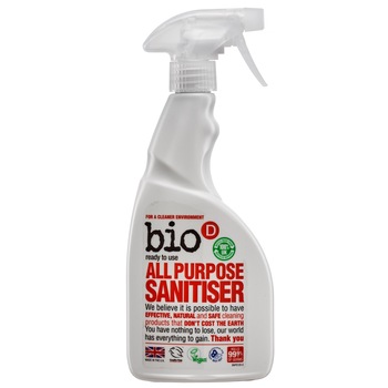 Spray de curatat pentru suprafete multiple, Bio-D, vegan, 500 ml Spray de curatat pentru suprafete multiple, Bio-D, vegan, 500 ml