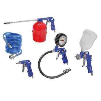 Set de instrumente pneumatice, 5 buc, producator Erba Set de instrumente pneumatice, 5 buc, producator Erba