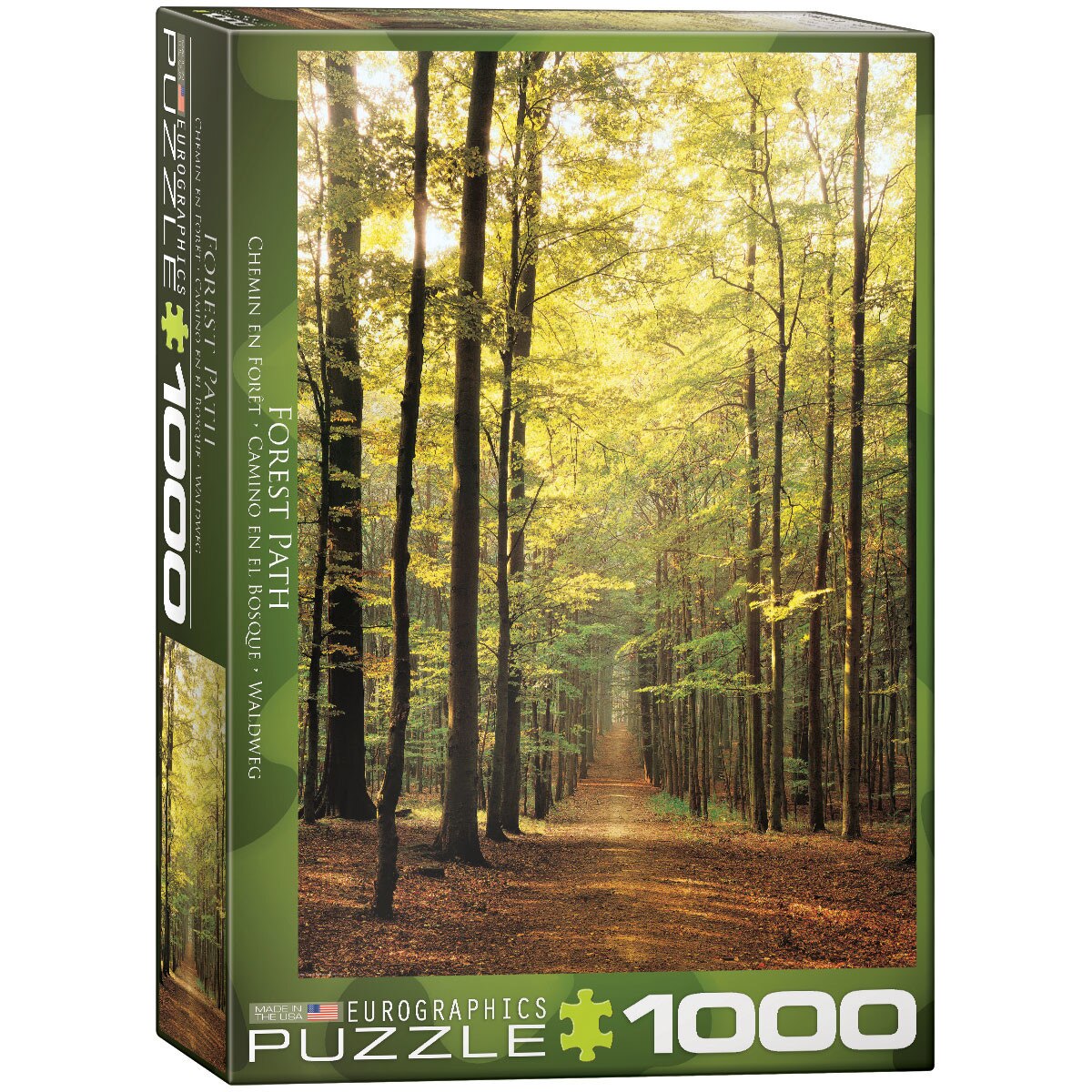 Puzzle Eurographics Forest Path, 1000 piese