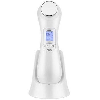 Aparat Cosmetic Terapie Fotonica Faciala 5in1 LED RF, Lifting, Reintinerire, vibratii EMS, Microcurent, Mezoterapie, Alb Aparat Cosmetic Terapie Fotonica Faciala 5in1 LED RF, Lifting, Reintinerire, vibratii EMS, Microcurent, Mezoterapie, Alb