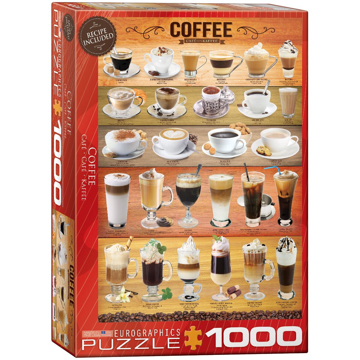 Puzzle Eurographics Coffee, 1000 piese