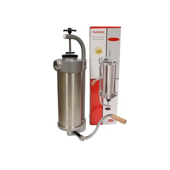 Masina manuala de facut carnati, carnatar de 3.0kg, vertical, 4 palnii incluse 15mm, 19mm, 22mm, 25mm Masina manuala de facut carnati, carnatar de 3.0kg, vertical, 4 palnii incluse 15mm, 19mm, 22mm, 25mm