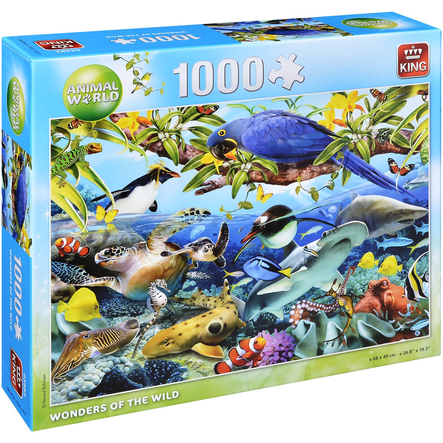 Puzzle King Animal World: Wonders of The Wild, 1000 piese