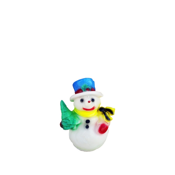 Светеща фигура M&M Fruit Distribution Снежен човек XS Мини, многоцветен