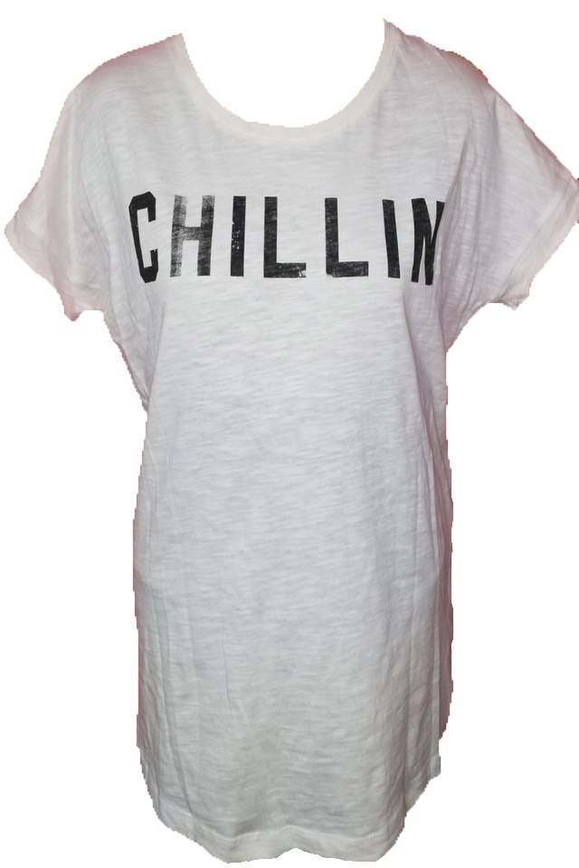 Tricou dama, Vero Moda Chillin, Alb, Marimea M