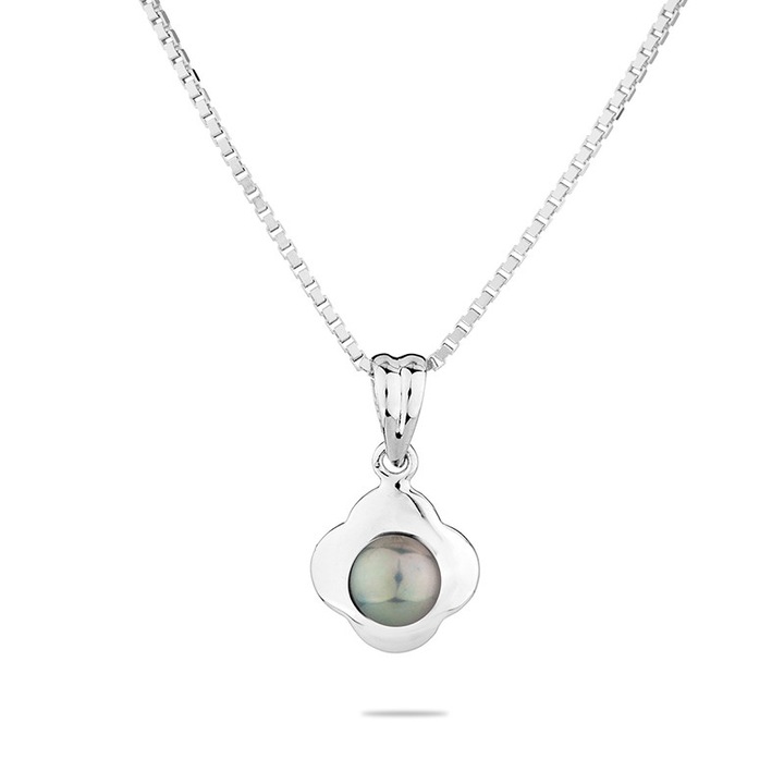 Бижу Swan Pearls GP014B (Димс-92) Колие черна перла