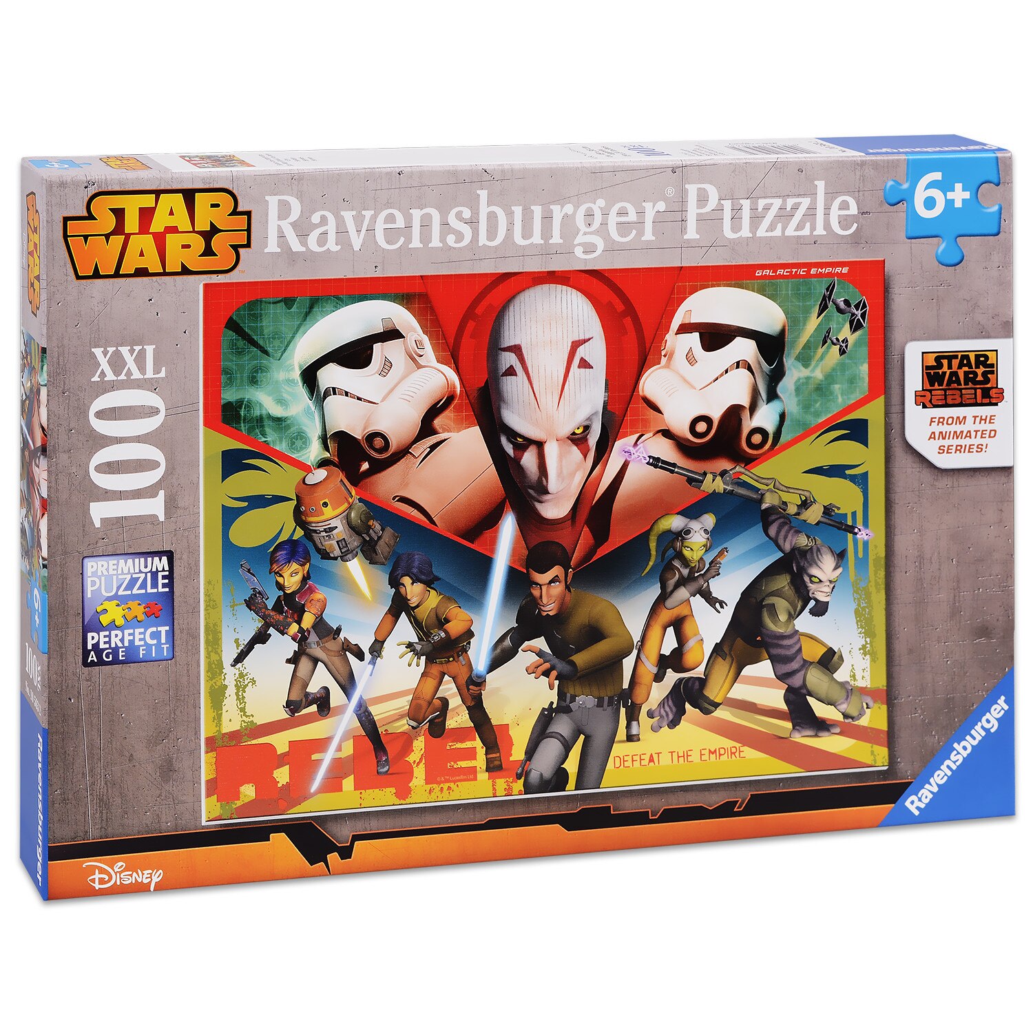 Puzzle Ravensburger Disney Star Wars Rebels, 100 piese