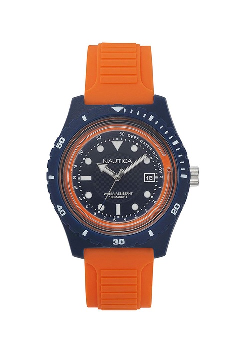 Nautica, Часовник със силиконова каишка, Оранжев